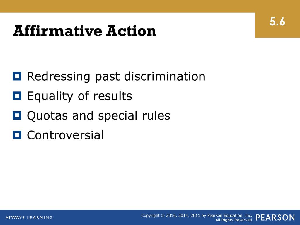 Affirmative action isn’t reverse racism